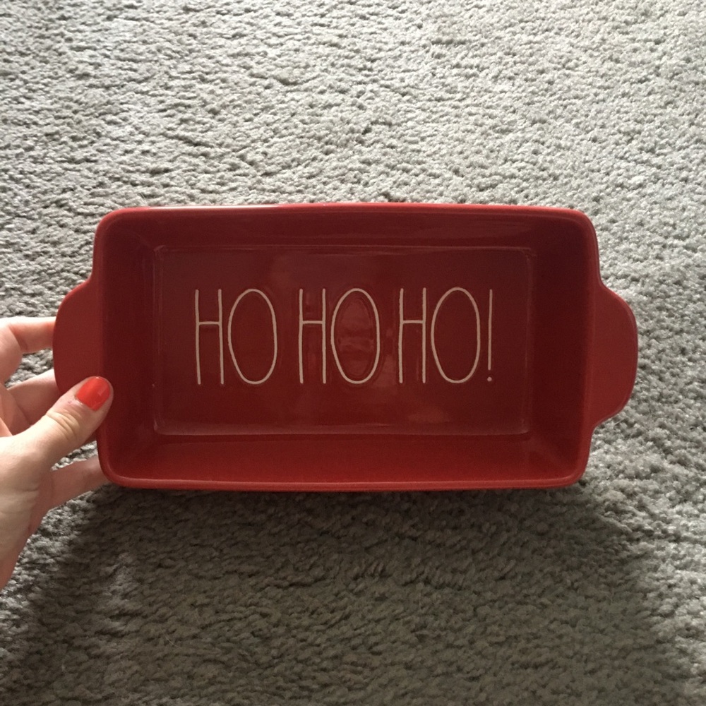 Rae Dunn Christmas loaf pan